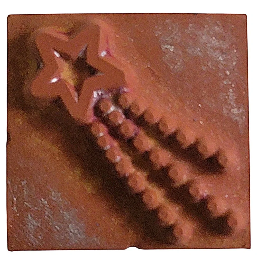 VTG Space Rubber Stamp Set 8 Pc Foam Stars Planets Galaxy‎ Celestial Milky Way